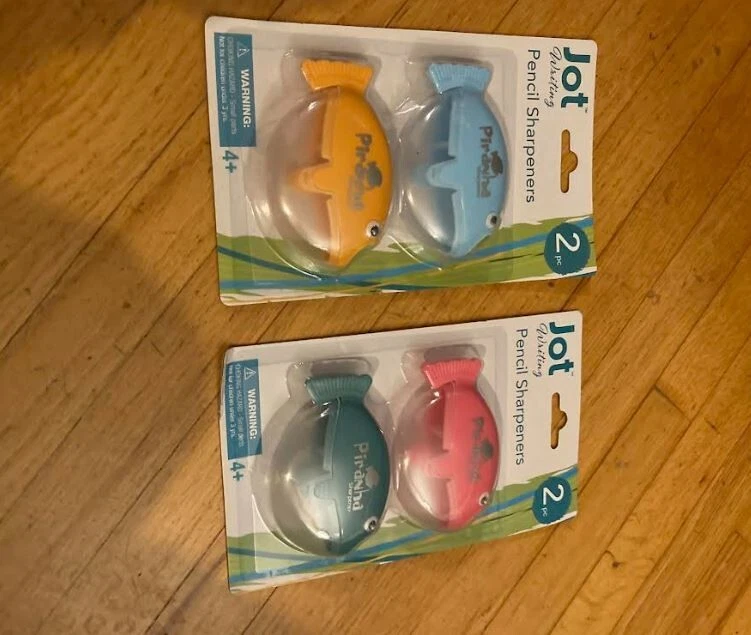 New ! 2 X 2 counts  Jot  Pencil Sharpeners - Изображение 1 из 1