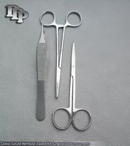Classic Suture Removal 3 piece Kit Surgical Instruments - Picture 1 of 3