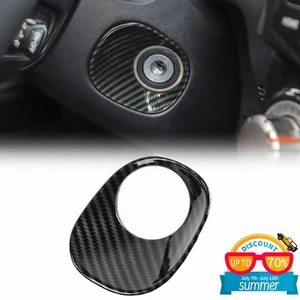 Lgnition Switch Lock Trim Fit 4runner SUV 2010-2019 Carbon Fiber Grain A - Foto 1 di 6