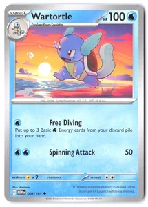 Wartortle - 008/165 SV: Scarlet & Violet 151 NM - Picture 1 of 2