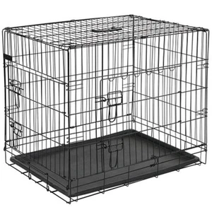 @Pet Transportín para Perros Portador de Mascotas Jaula de Transporte Negro - Imagen 1 de 6