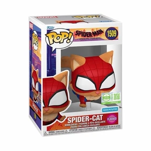 Funko Pop Spider-Cat 1509 Flocked Limited Edition Hard Protector SIGILLATO - Foto 1 di 9