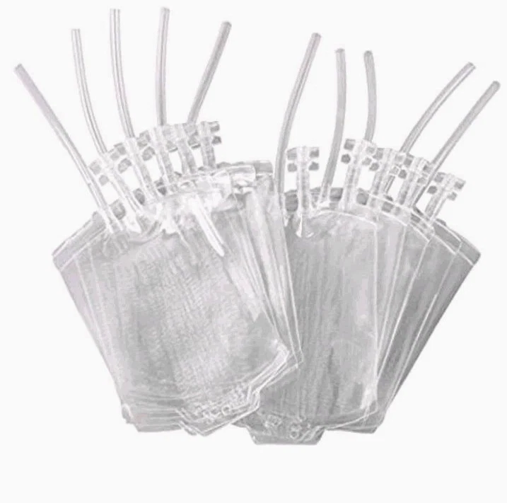 20 Blood Reusable Drink bags NO STICKERS OR CLIPS for Halloween Box H — 第 1/1 张图片