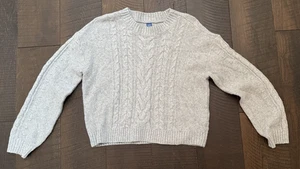 OLD NAVY GIRLS SWEATER - GRAY - SIZE XL 14-16 - Picture 1 of 3