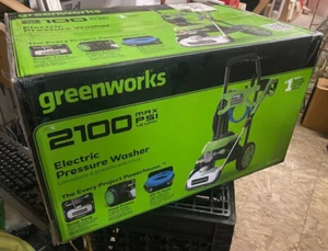 Greenworks 2100 PSI 1.2-GPM Cold Water Electric Pressure Washer - Picture 1 of 2