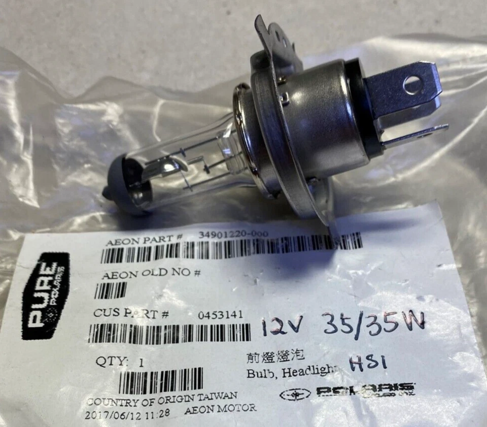 Bombilla de faro Polaris OEM 12V 35W Phoenix 200 Sportsman 1000 XP 0453141 Foto 1 de 1