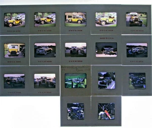 Vintage 1970 Auto Meet Color Slides Lot of 17 Mixed Vehicles and Dates - Picture 1 of 10