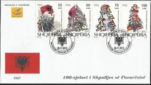 Albania 2012. Anniversary of the Declaration of Independence. FDC MNH - Picture 1 of 1