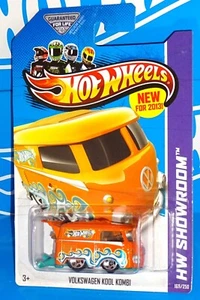 Hot Wheels Neu für 2013 HW Hot Trucks #169 VW Kool Kombi orange mit 5SPs - Bild 1 von 2