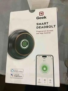 GeekTale Smart Türknopf, Fingerabdruck Türschloss mit App Steuerung, NEU - Bild 1 von 9