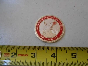 RARE OGDEN UTAH 75TH SUPPORT SQD HILL AFB AIR FORCE USAF MILITARY CHALLENGE COIN - Picture 1 of 3