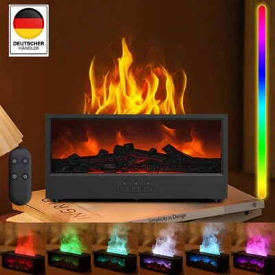MARKENLOS Aroma Diffuser Mit Flammen Effekt Luftbefeuchter Diffusor Für ätherische Öle TOP
