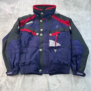Vintage Spyder Schnee Ski Jacke Herren L mehrfarbig abnehmbare Ärmel Schnee Ski - Bild 1 von 23