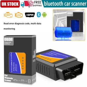 ELM327 EOBD Bluetooth Diagnostic OBD2 Car Engine Scanner Tool Fault Reader Code - Picture 1 of 13