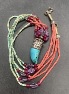 104 Carats Unique Nepali Turquoise Pendent. - Picture 1 of 17