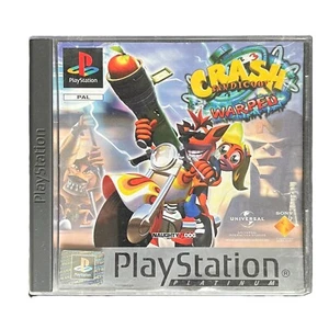Crash Bandicoot 3 Warped KOMPLETT PAL ITA Sony PlayStation 1 ORIGINAL PLATINUM - Bild 1 von 9