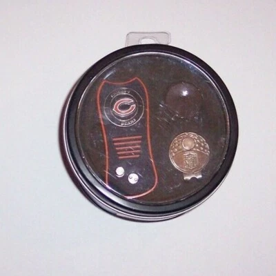 New NFL Chicago Bears Golf Divot Gift Set Cap Clip Reversible-Removable Marker  - Image 1 of 4