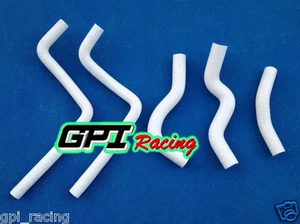 Fit Honda CR125 CR125R CR 125 CR125R 01 02 2001 2002 silicone radiator hose WHI - Picture 1 of 10
