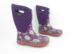 BOGS Botas Lunares Flores 71436 Lluvia Impermeable Botín Niñas 6 [A7 - Imagen 1 de 6