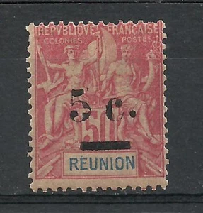 FRANCE REUNION YVERT 53 ERROR POINT "5" MH VERY FINE - Picture 1 of 1