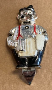 Vintage 4-3/4" Heavy - Metal Art Bartender Figural Opener - Picture 1 of 3
