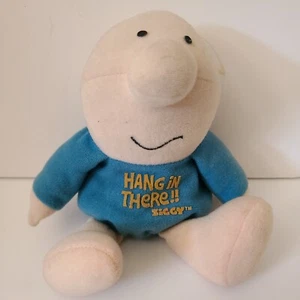Vintage Ziggy hängen Sie da rein!! 1981 blau gefüllter Sitzsack Plüsch Knickerbocker - Bild 1 von 5