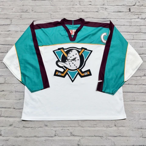 Vintage Anaheim Mighty Ducks Paul Kariya Jersey by Nike Size 56 Cover