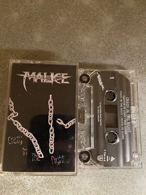 Malice Crazy In The Night Cassette Liege Lord Agent Steel Wild Dogs Warrant Thor - Image 1 of 4