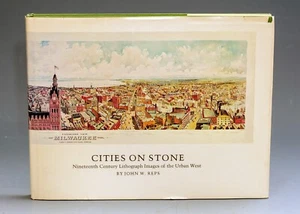 Cities on Stone 19th Century Lithograph Images of Urban West - Nice book + Bonus - Picture 1 of 13