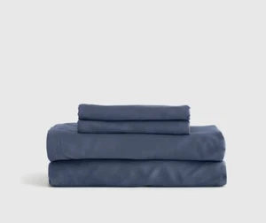 ¡Sábanas de bambú orgánico Quince Nightfall con 2 fundas de almohada! King (539) - Imagen 1 de 11
