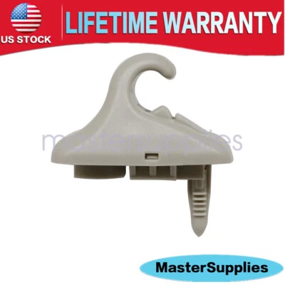 Sun Visor Support Retainer Clip 85235-B1000 Gray Fits Hyundai Elantra Getz Ioniq - Imagem 1 de 4