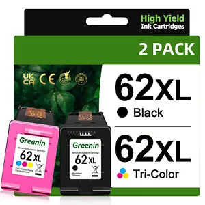 62 XL XXL Ink Cartridge 62 Ink for HP 62XL Envy 7640 5540 5640 5660 5740 Printer - Picture 1 of 10