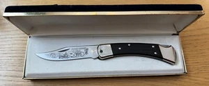 BUCK 110 HARLEY DAVIDSON SERIES V KNIFE NEVER USED IN BOX D6 - Picture 1 of 4