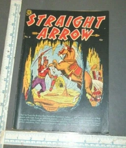STRAIGHT ARROW #4 1950 MAGAZINE ENTERPRISES - Picture 1 of 4