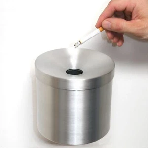 Wand Aschenbecher Aluminium, Kippascher Ascher (Wandaschenbecher) 100 % rostfrei - Bild 1 von 3