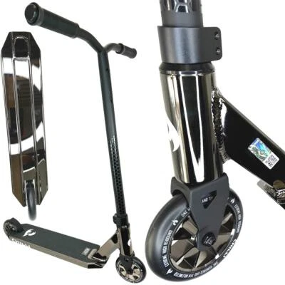 Chilli Pro Rocky Vol.3 Scooter Stunt H=82cm Nero/Nero Cromato + Griptape - Immagine 1 di 4