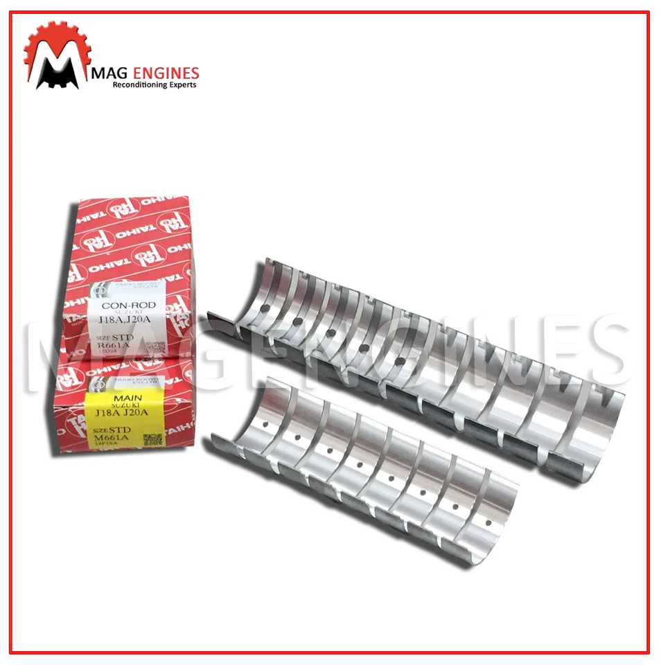 JUEGO DE RODAMIENTOS DE VARILLA PRINCIPAL Y CON SUZUKI J18A J20A PARA VITARA BALENO AERIO ESTIMA 99-05 Foto 1 de 1