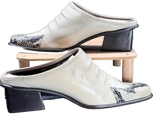 Harley Davidson Dawn Slides Damen 7,5 M Leder & Schlangenhaut Pantoletten Slipper - Bild 1 von 23