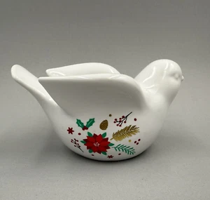 Yankee Candle Poinsettia Dove White Votiv Teelicht Kerzenhalter - Bild 1 von 11