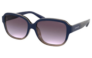 Coach Sunglasses HC8298U 562336 57mm L1153 Faded Blue Purple Gradient Pink 57-16
