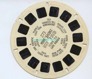 VIEW-MASTER viewmaster Sawyer's * reel # 273 MAINE SEACOAST YORK- CAPE PORSPOISE - Picture 1 of 3