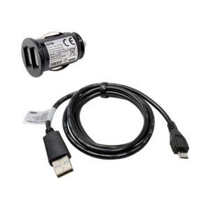 Kfz Ladeset kompatibel mit Denver TAQ-10252, KFZ Dual USB, USB Kabel, 2100mA - Bild 1 von 1