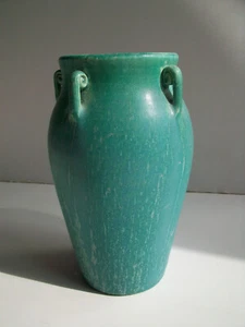 Ephraim Pottery Boston fern cabinet vase Laura Klein 5" seaspray - Picture 1 of 3