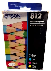Cartucce di inchiostro combinate Epson 812 4 pezzi T812120-BCS SCADENZA: 11/27 - SCATOLA NUOVA/USATA - Foto 1 di 4