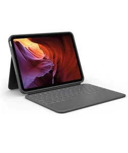 Logitech Rugged Folio Keyboard Case for Apple iPad 10th Gen & A16 Smart Graphite - Picture 1 of 2