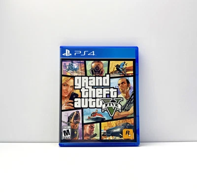 Grand Theft Auto V Sony PlayStation 4 PS4 CIB With Map Refurbished & Tested - Image 1 of 4