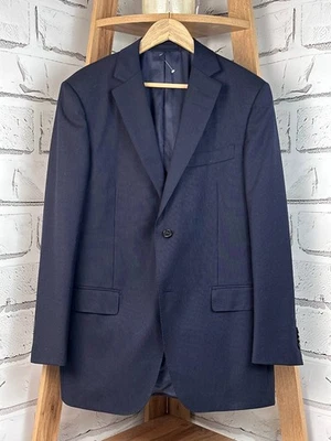 Chaqueta Blazer SuitSupply Pura Lana Super 110’s Rayas Azul Marino Talla 50R Foto 1 de 4