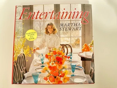 Martha Stewart Hand Signed – First Book – Entertaining - Autograph Proof Photo - Image 1 of 4