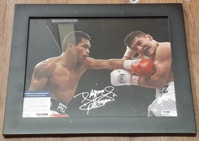 (RI4) Manny Pacquiao Signed Photo PSA Authenticated W/ Coa Memorabilia Autograph - Image 1 of 4