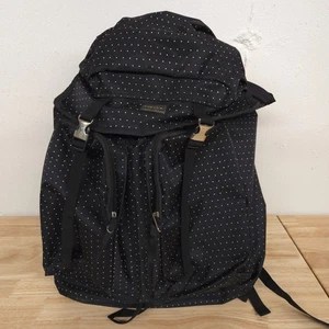 PORTER Backpack Yoshida Japan Black Polka Dot Nylon Daypack Bag Rucksack - Picture 1 of 13